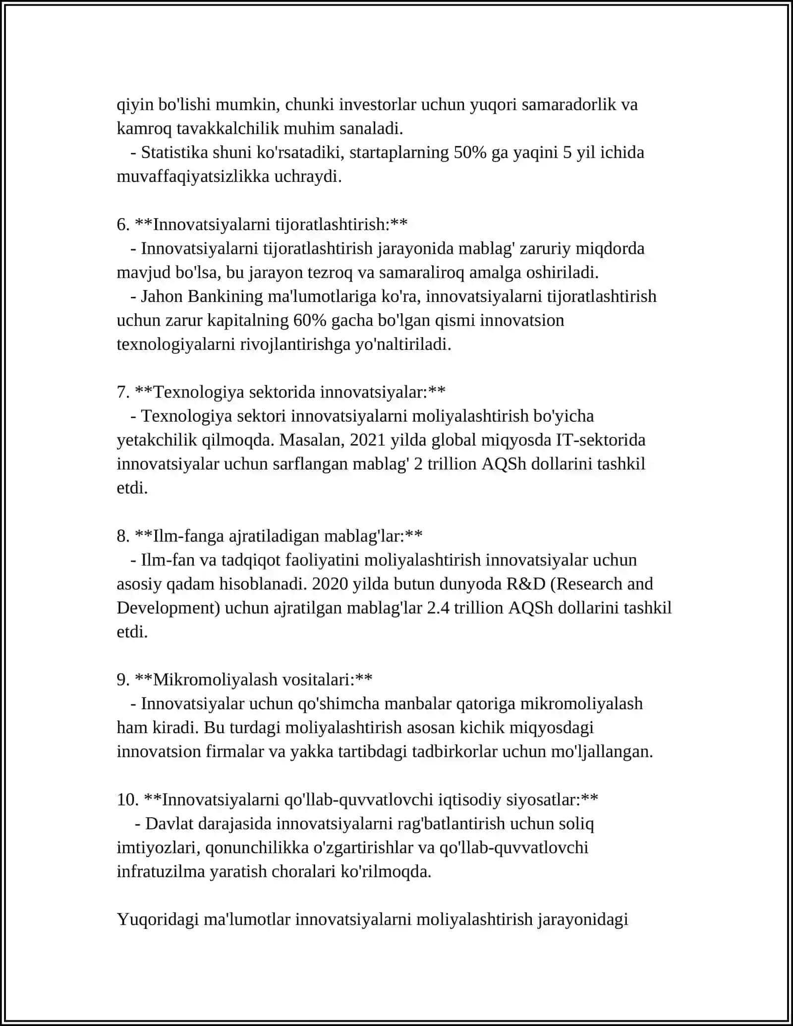 INNOVATSIYARNI QÒLLAB - QUVVATLASH 4