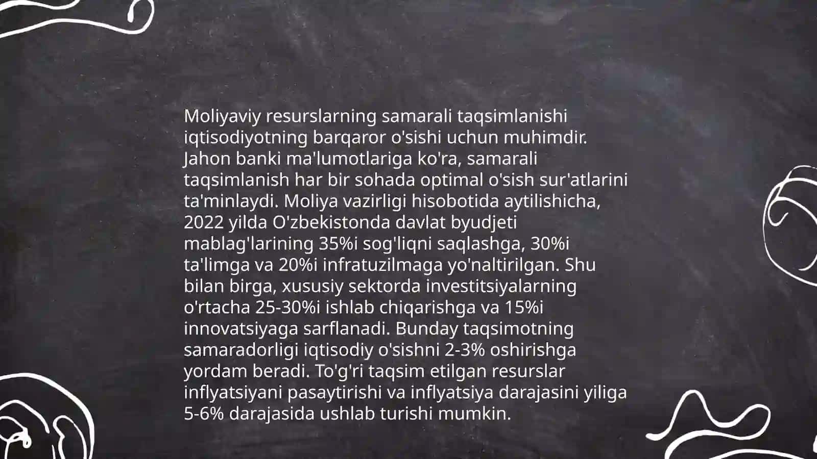 Moliyaviy bozor va uning moliyaviy resurslardan samarali foydalanishni ta’minlashdagi ahamiyati 4
