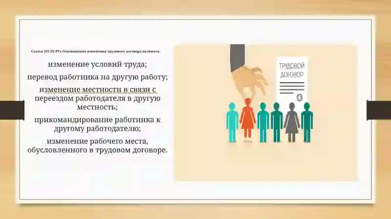Изменение трудового договора 4