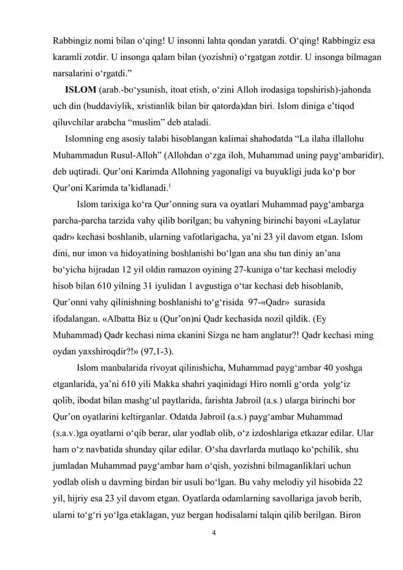 Islom tafakkuri va madaniyatining shakillaninsh bosqichlari 4