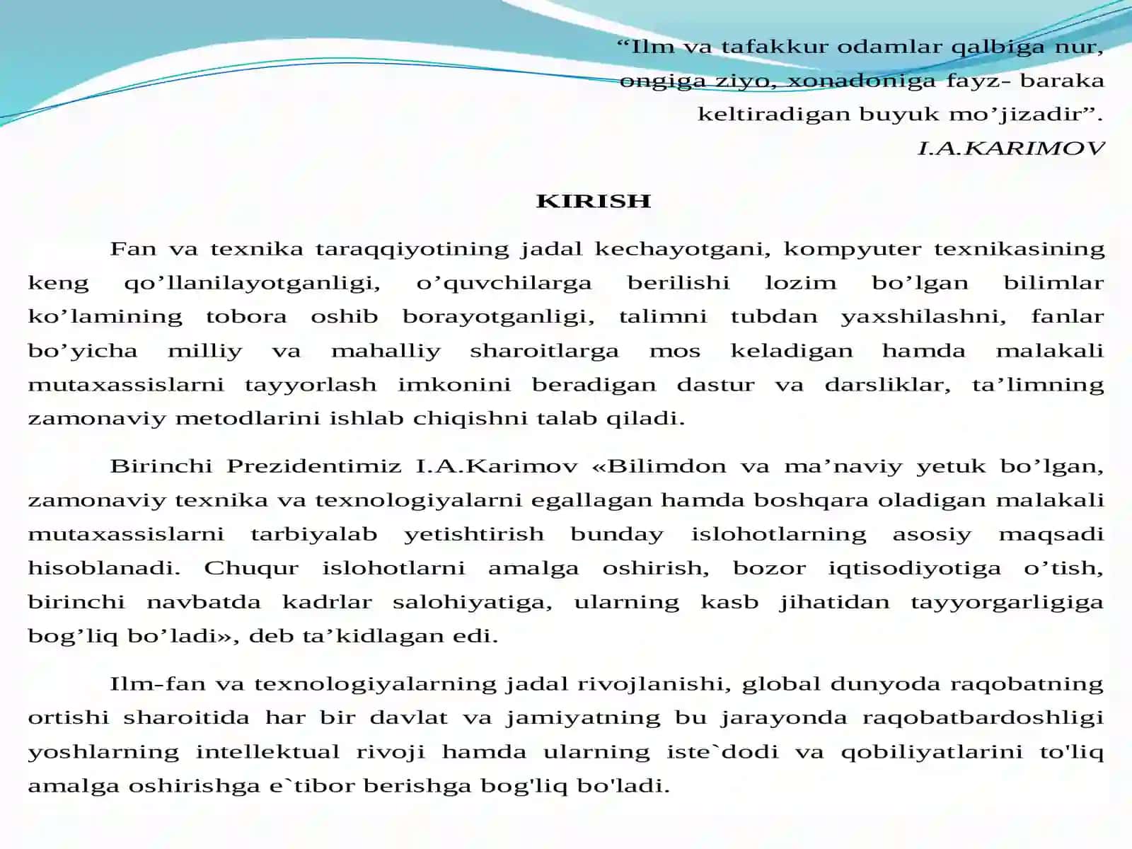 Yoshlar va ularning tarbiyasi 4