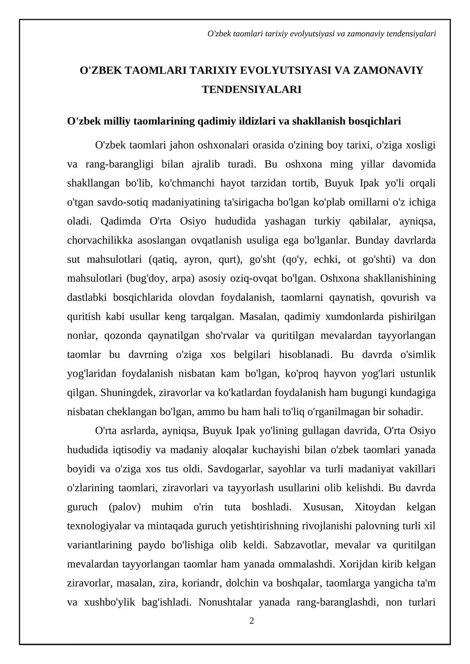 Moddiy madaniyatdagi transformatsiyalar (taomlar boyicha) 4