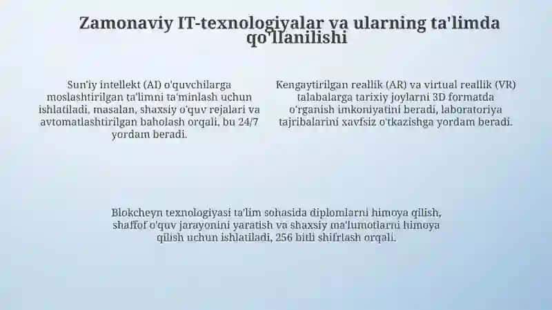 Ta'limda axborot texnologiyalari 4