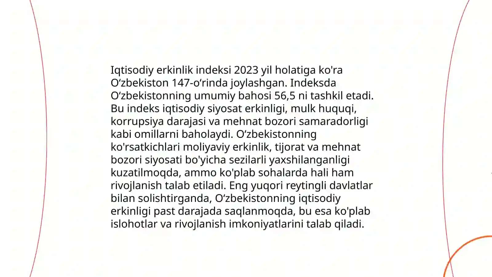 Iqtisodiy va ijtimoiy sohadagi ustuvor xalqaro reytinglar va ularga Oʻzbekistonning integratsiyalashuvi 4