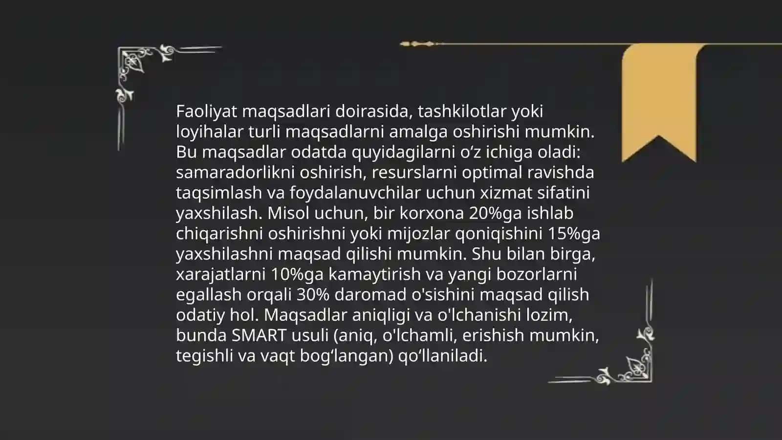 Faoliyat turlari 4