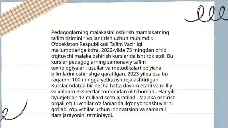 Ta'lim toʻgʻrisidagi qonun ning afzalliklari 4