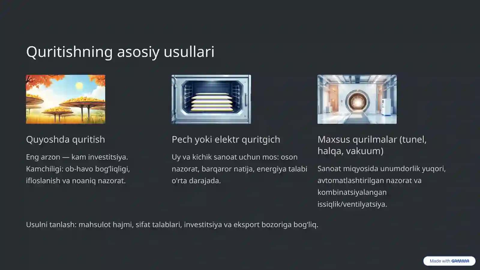 Olcha va Gilosni Quritish Texnologiyasi: Sanoat Sirrlari 4