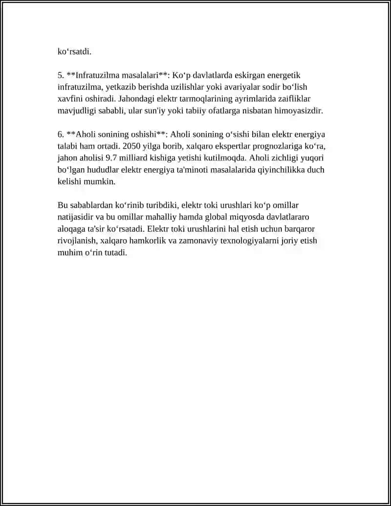 ELEKTR TOKI URUSHI SABABLARI BELGILARI VA ULARDAN SHOSHILINCH TIBBIY YORDAM 4