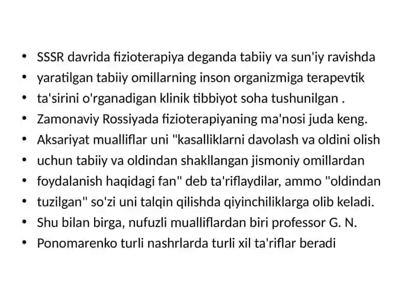 YUQORI VA PAST DARAJALI  FIZIOTERAPIYA APPARATLARI .ULARNING  ISHLASH FIZIOLOGIYASI 4