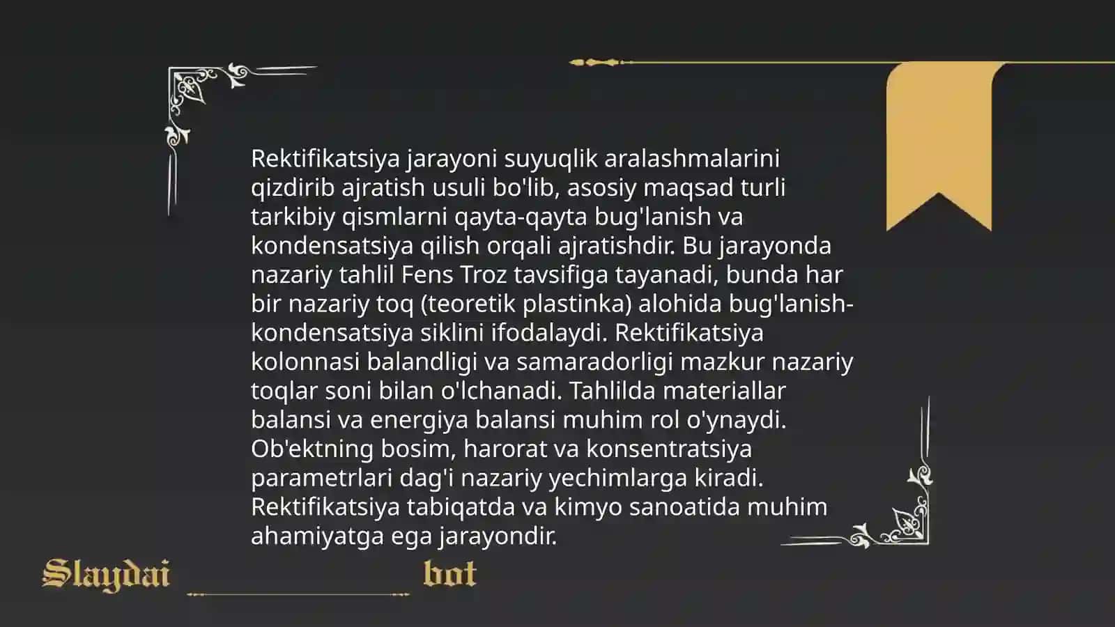 Rektifikatsion kalonna 4