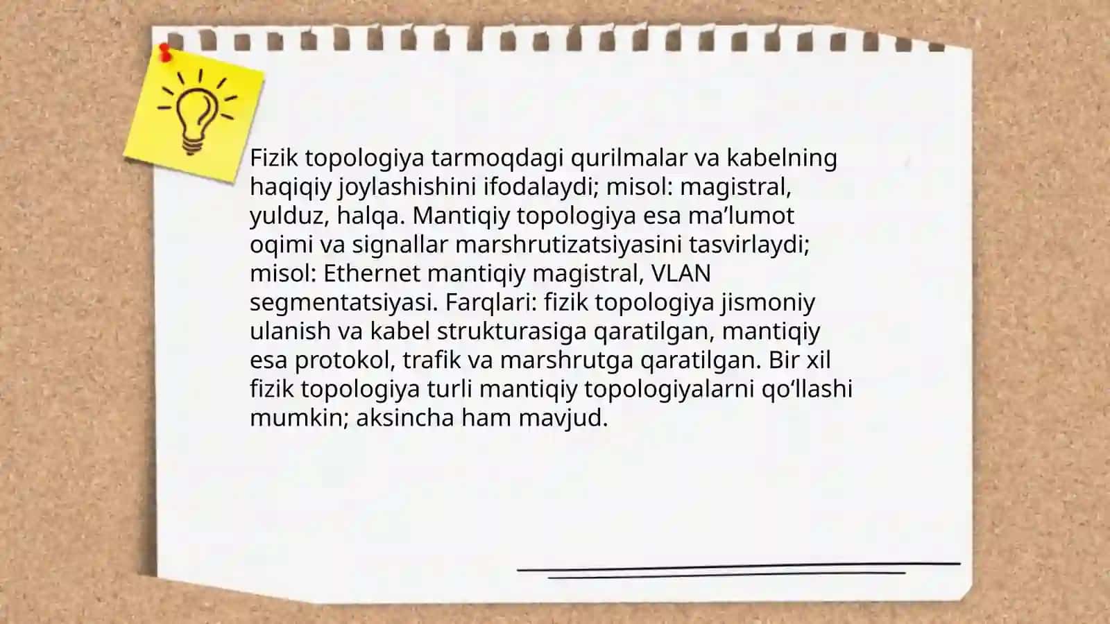 Kompyuter tarmoqlari Tarmoq topologiyasi 4