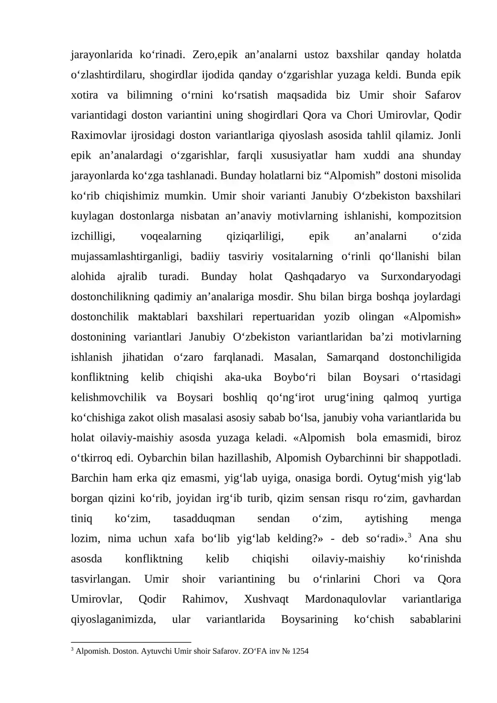 Baxshilar ijrochiligida epik xotira, bilim va dunyoqarashning o‘rni 4