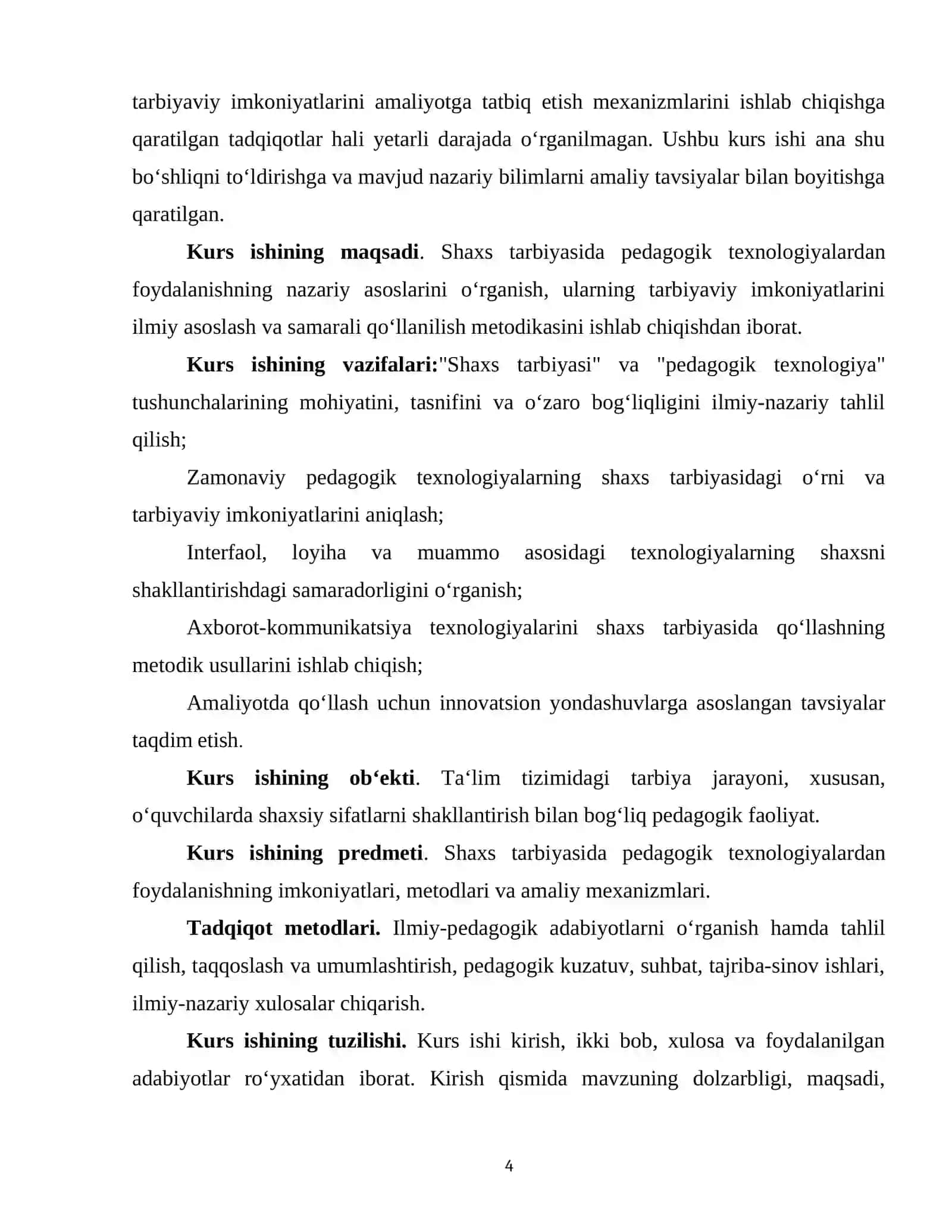 Shaxs tarbiyasida pedagogik texnologiyalaridan foydalanish 4