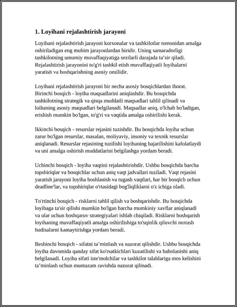 LOYIHA BOSHQARUVI TIZIMI (TO DO LIST) YARATISH 4