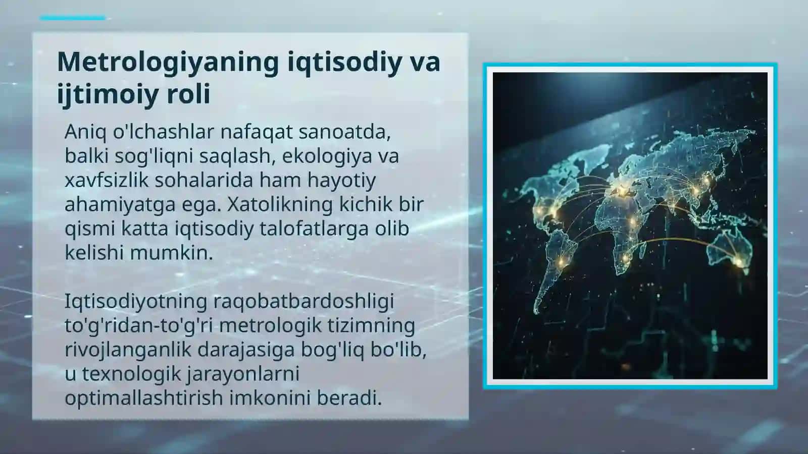 Metrologik ta'minot va ularning asosiy jihatlari 4