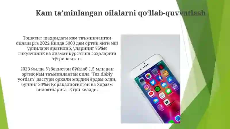 Oʻzbekistonda ijtimoiy sohadagi oʻzgarishlar 4