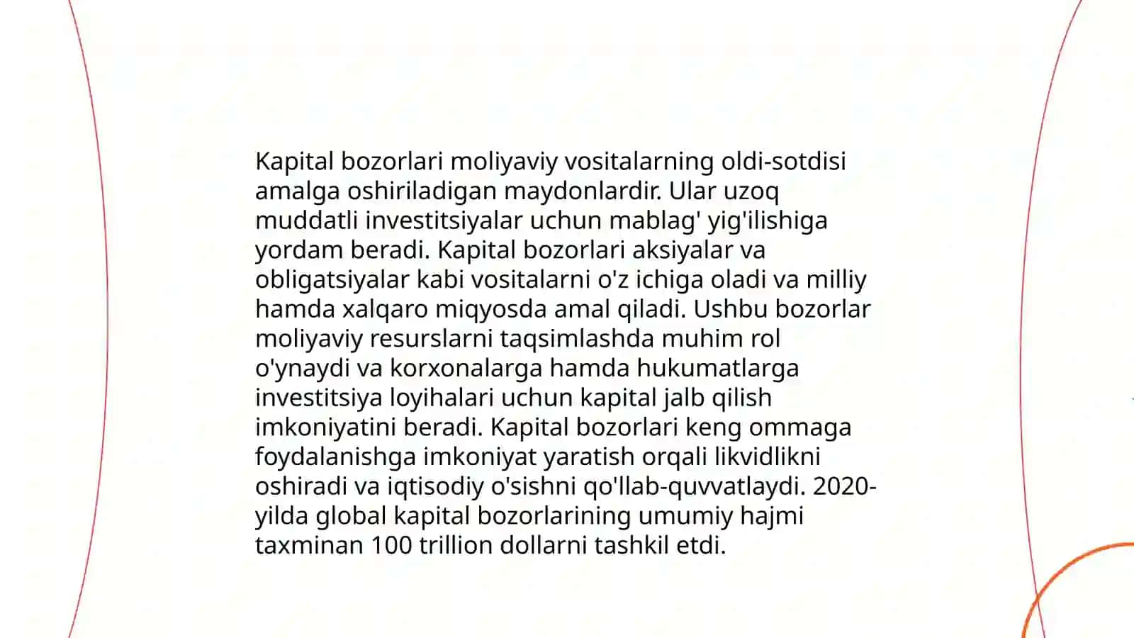 Moliya bozorlari va foiz stavkalari 4