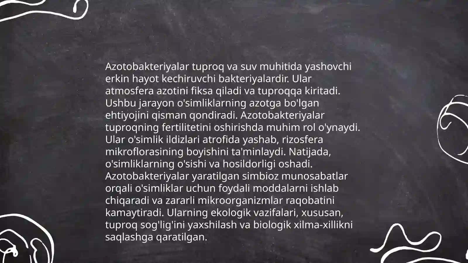 Azotobakteriyalar va ularni qishloq xoʻjaligida qoʻllashning istiqbollari 4