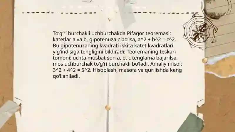 Pifagor teoremasi 4