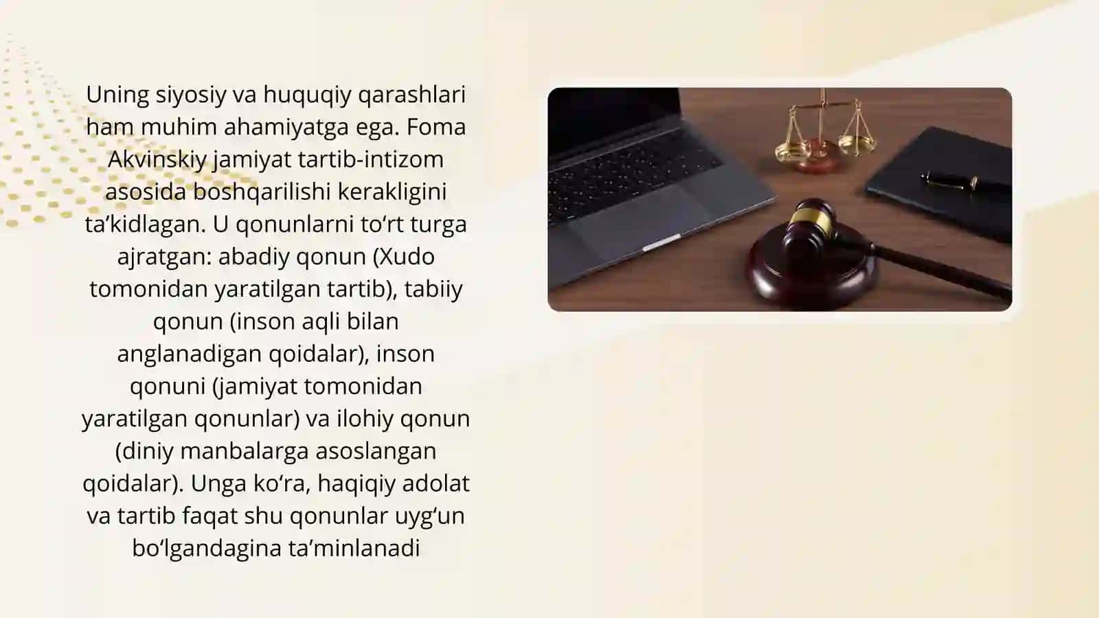 X Tomaziyning siyosiy-huquqiy qarashlari 4