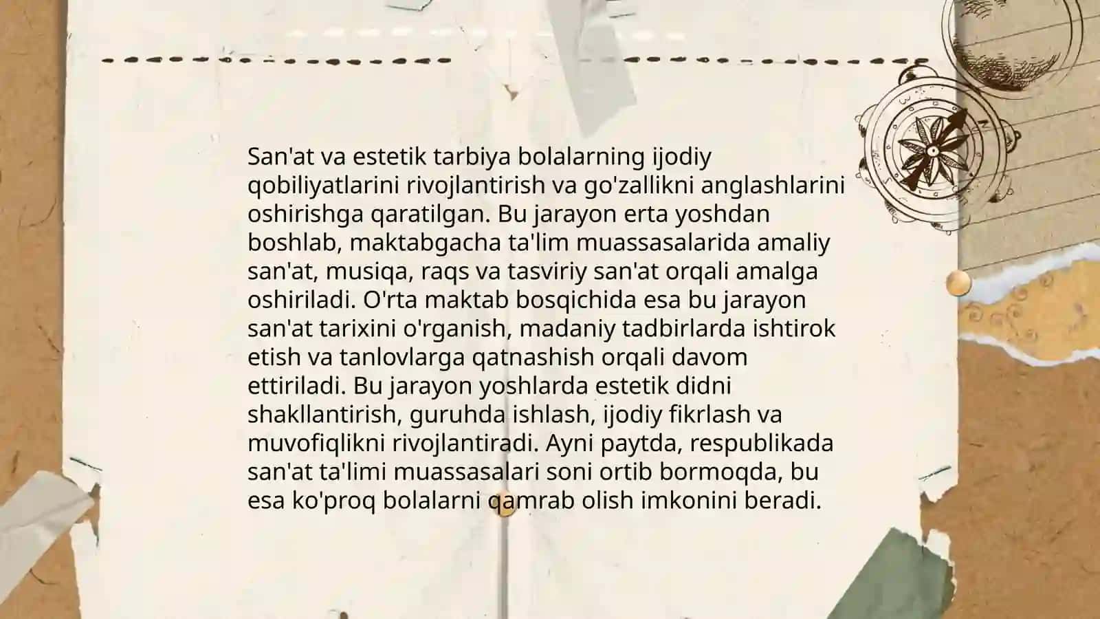 Estetik tarbiya 4