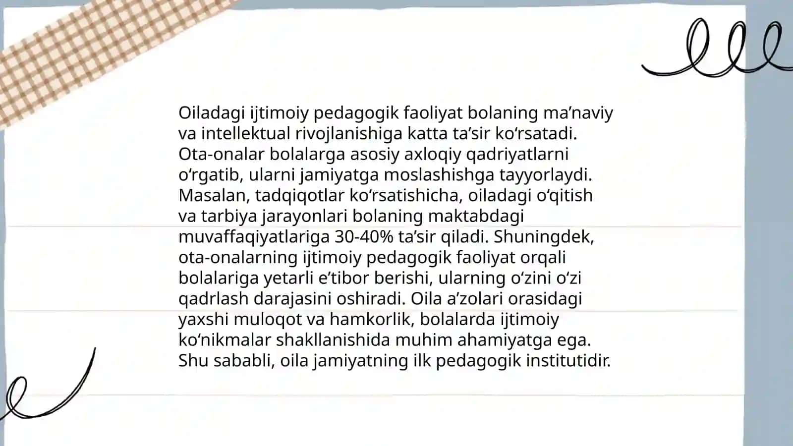Oila va ung asosiy funksiyalari 4
