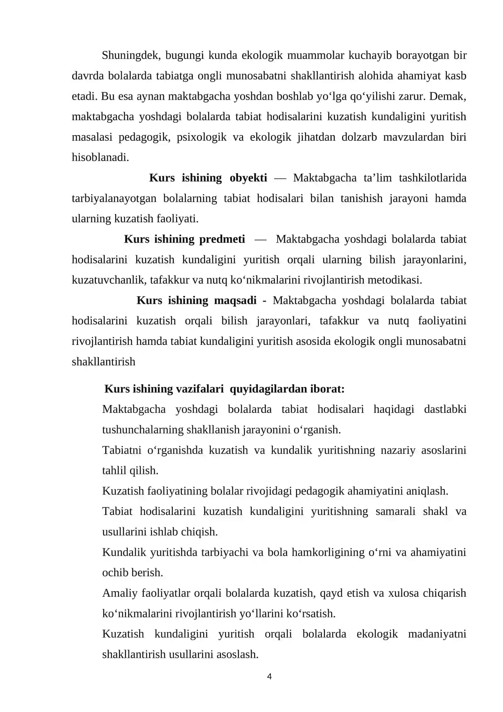 Maktabgacha yoshdagi bolalarda tabiat hodisalarini kuzatish kundaligini yuritish 4