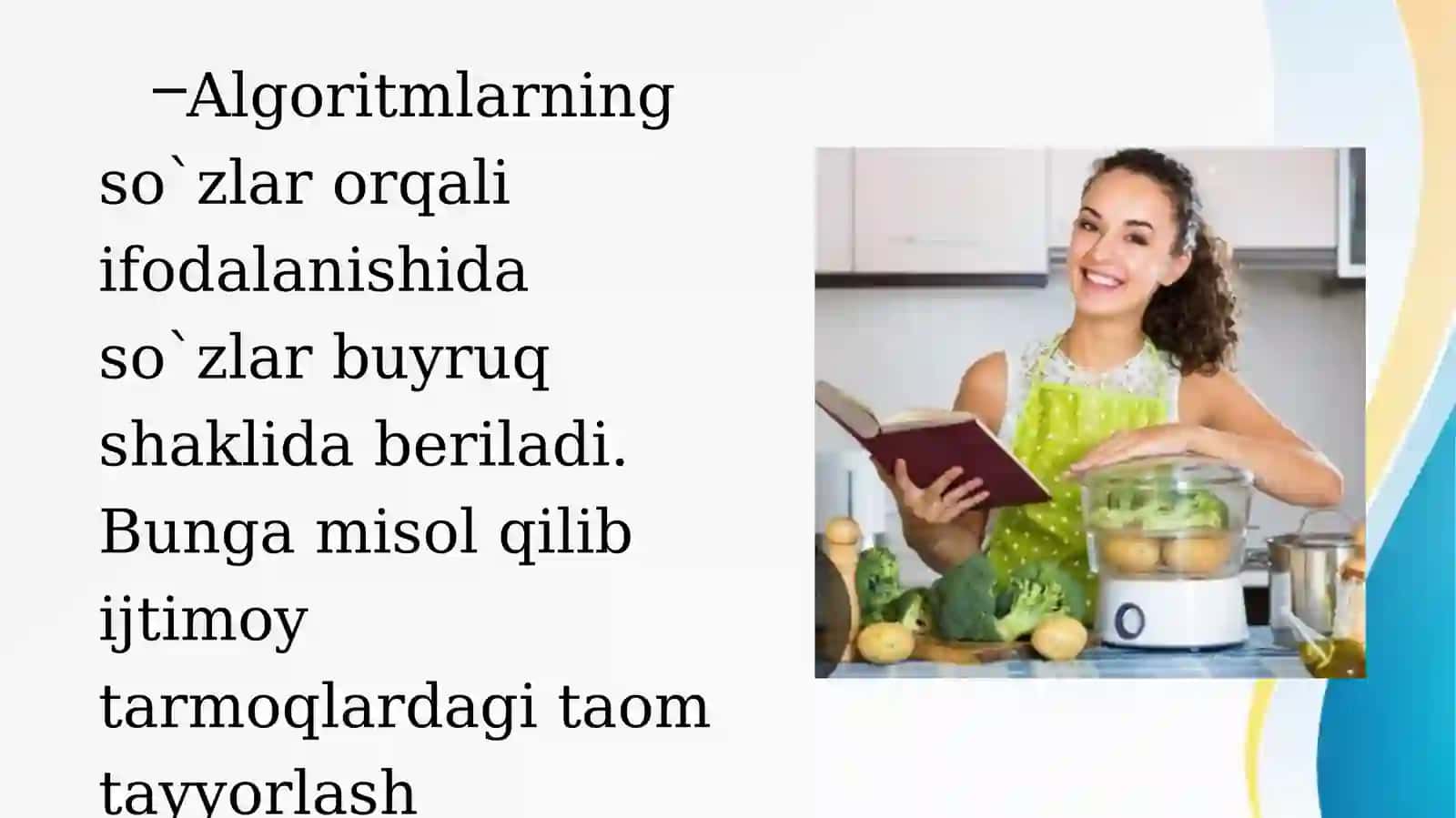 Algoritmlarning berilish usullari 4