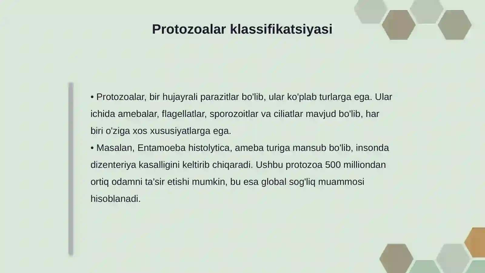 Parazit organizmlar klassifikatsiyasi 4