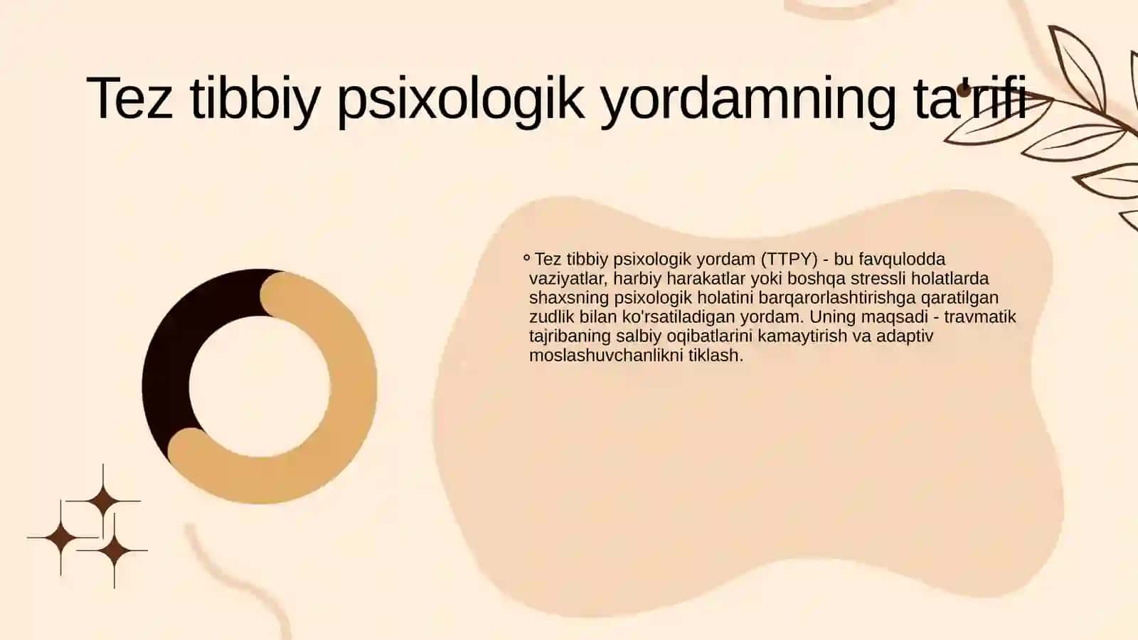 Tez tibbiy psixologik yordam harbiy psixologiya va psixoterapiya 4