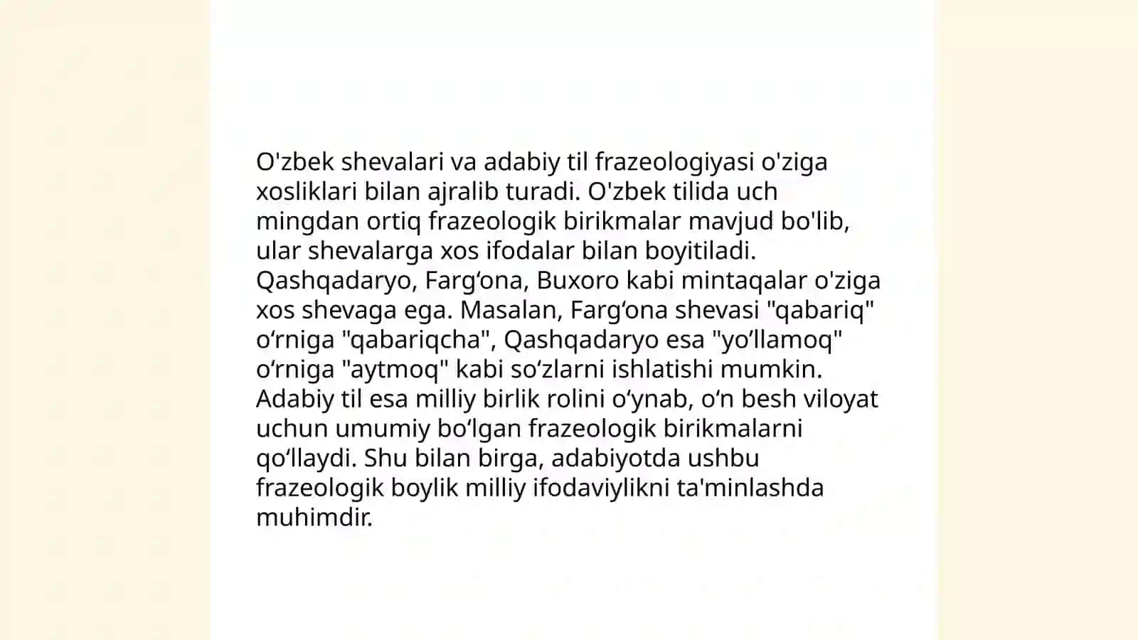 O'zbek shevalari frazeologiyasi 4