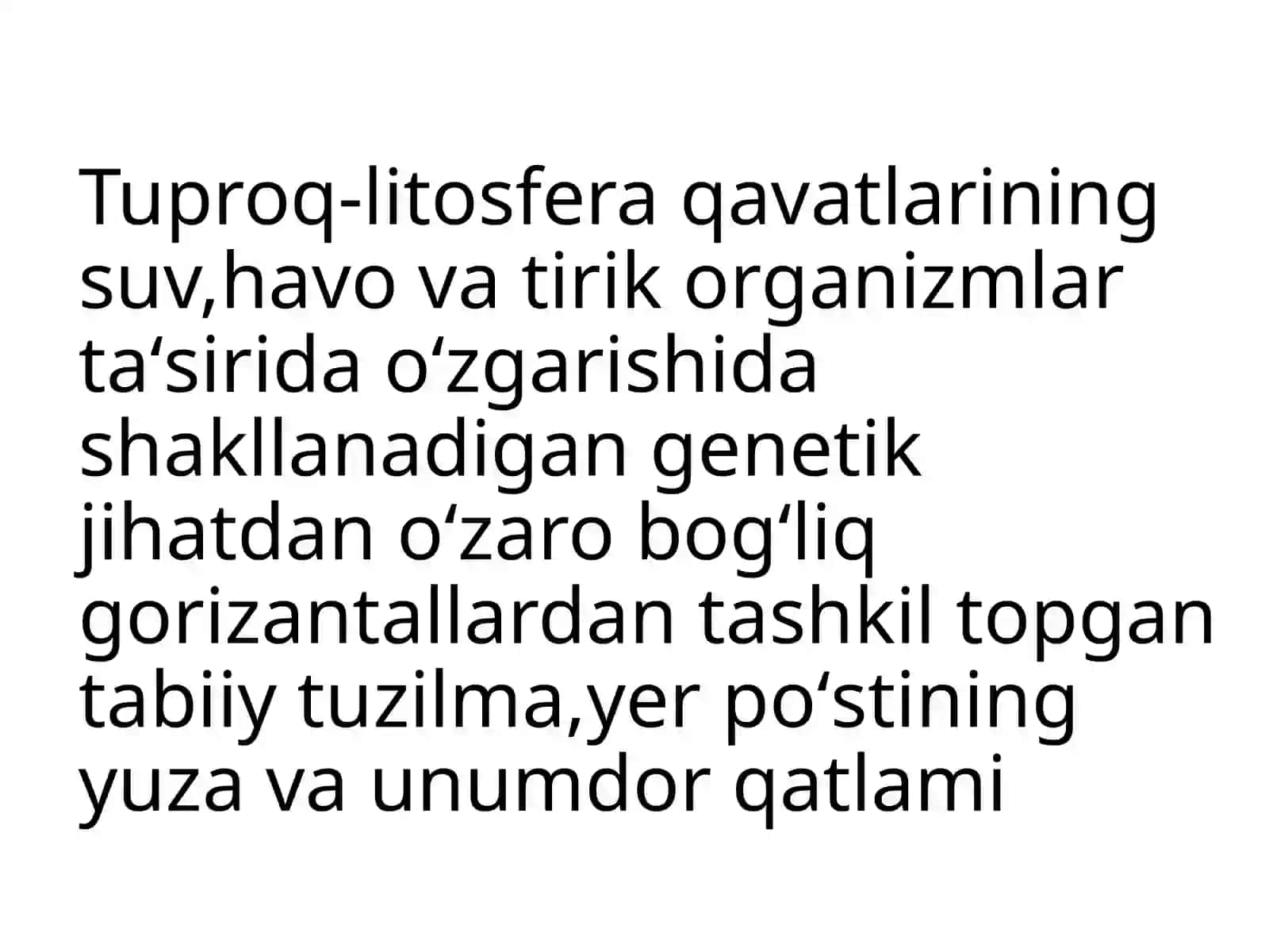 Tuproqshunoslik ta'limi 4