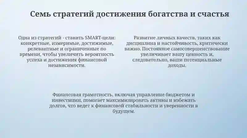 Презентация "Джим Рон: Семь стратегий достижения богатства и счастья" 4