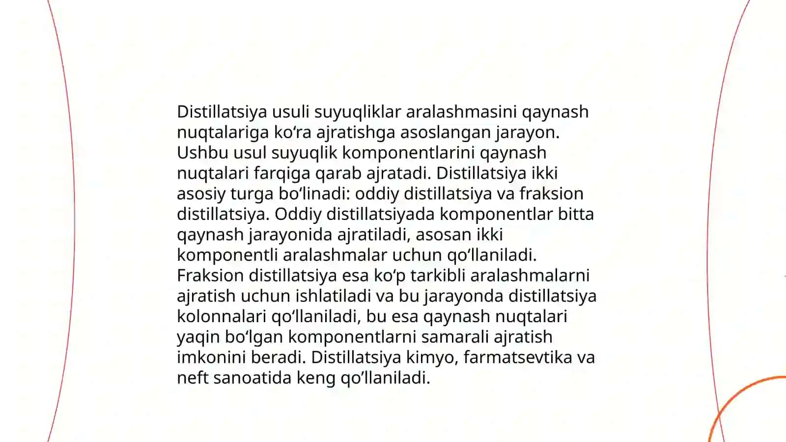 Gaz VA suguqlik aralashmalarini ajratish usullari 4