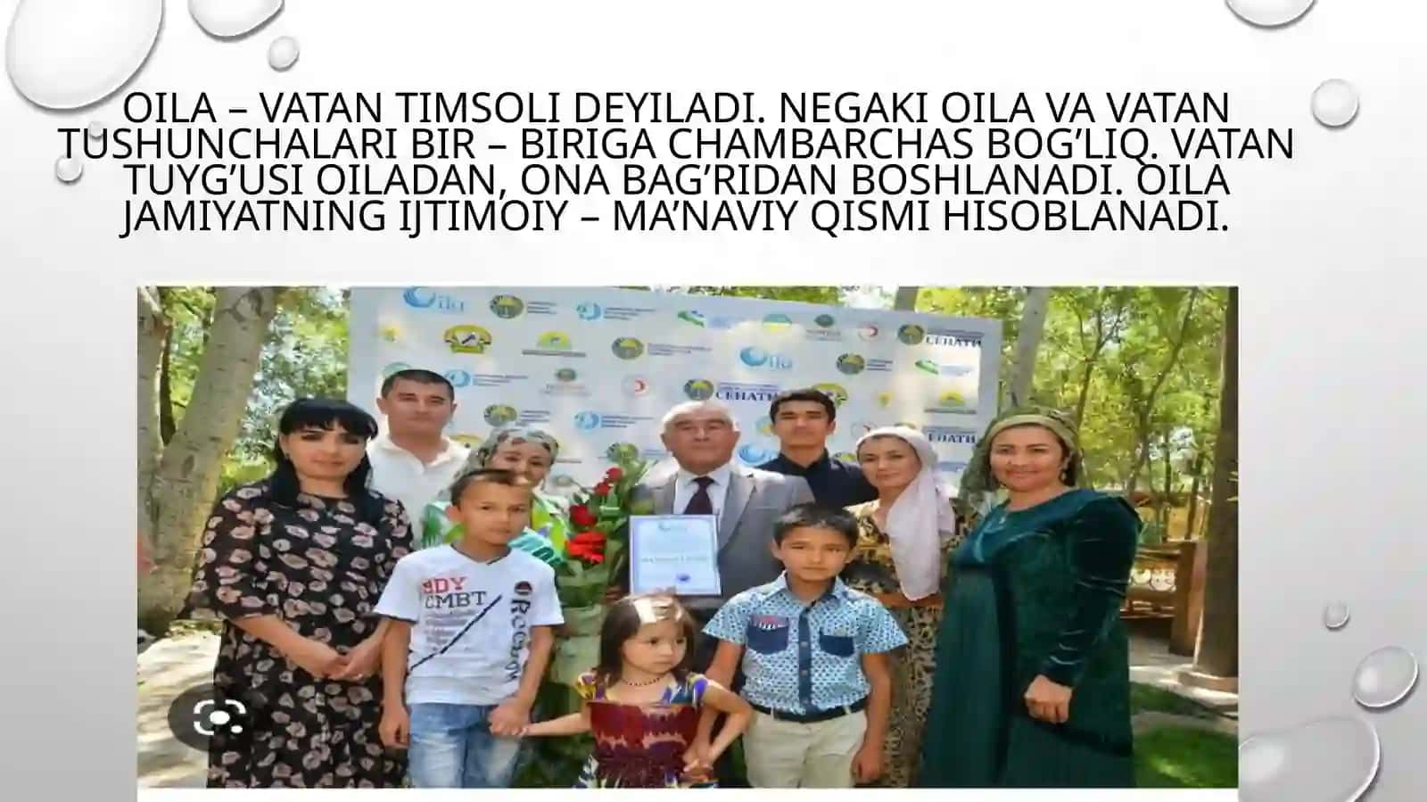Oila haqida tushuncha va uning mohiyati 4