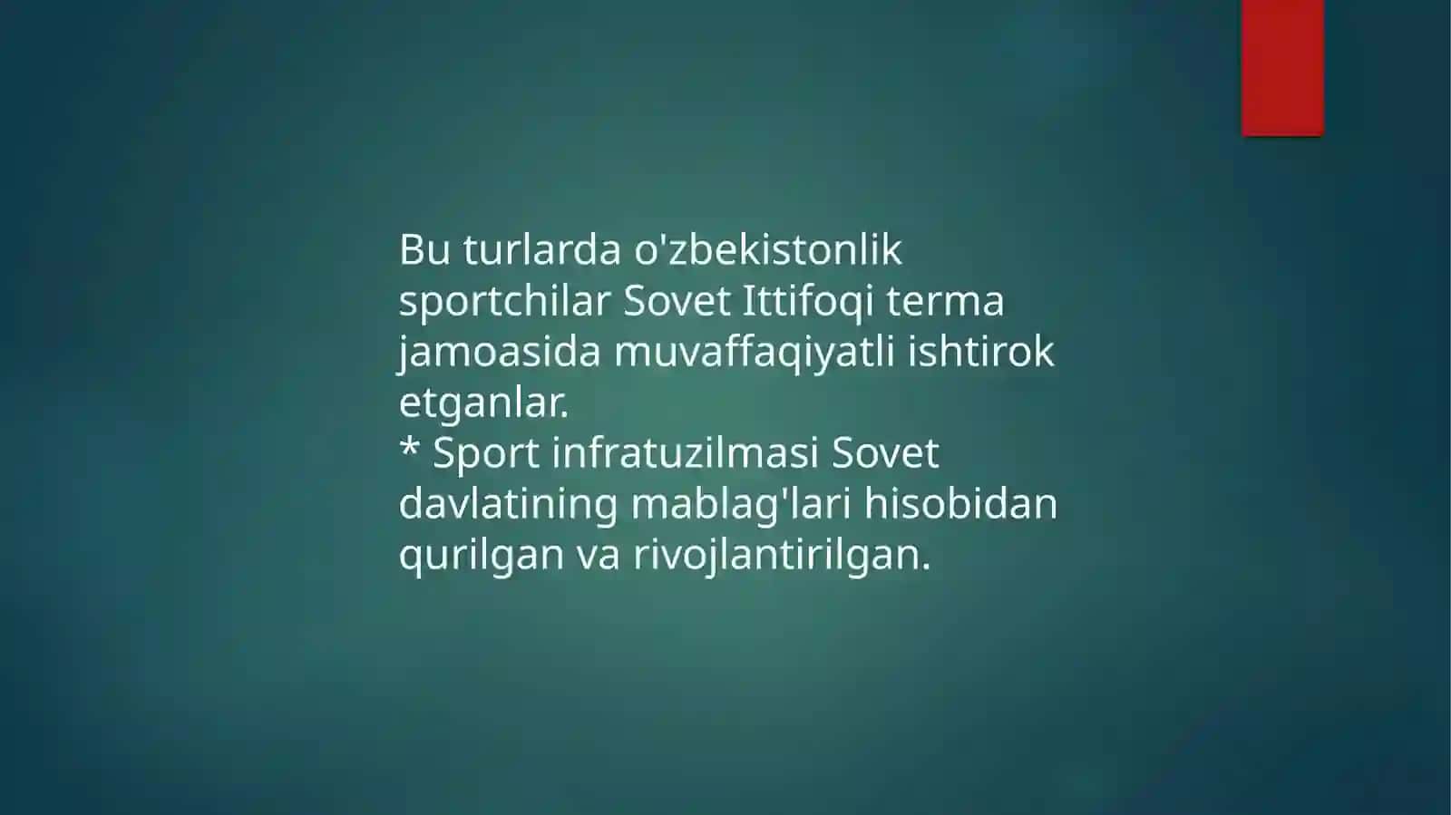 O‘zbekistonda olimpiya sport turlarining rivojlanishi 4