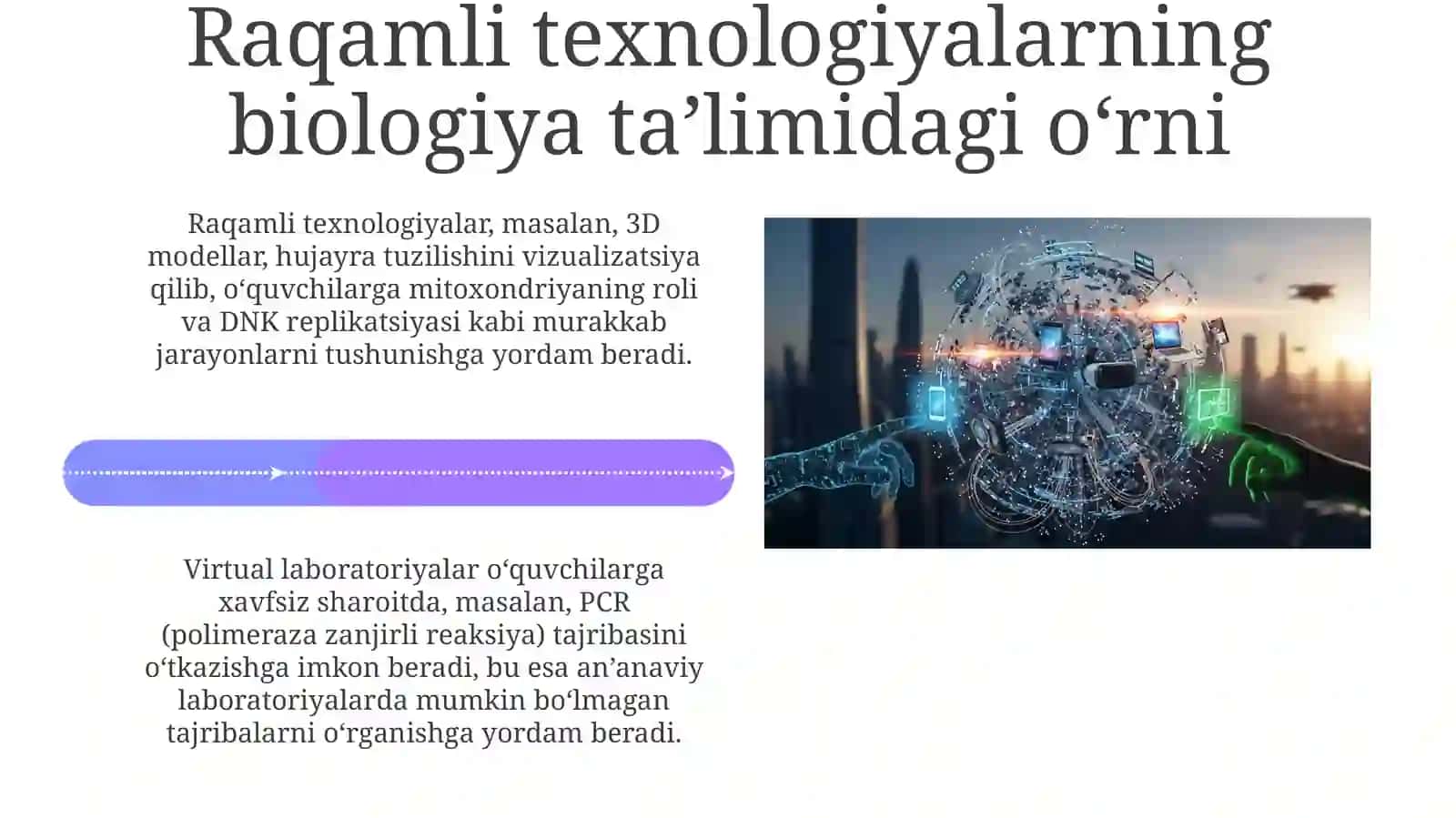 Biologiya darslarida raqamli texnologiyalar va suniy intelektdan foydalanish metodlari 4