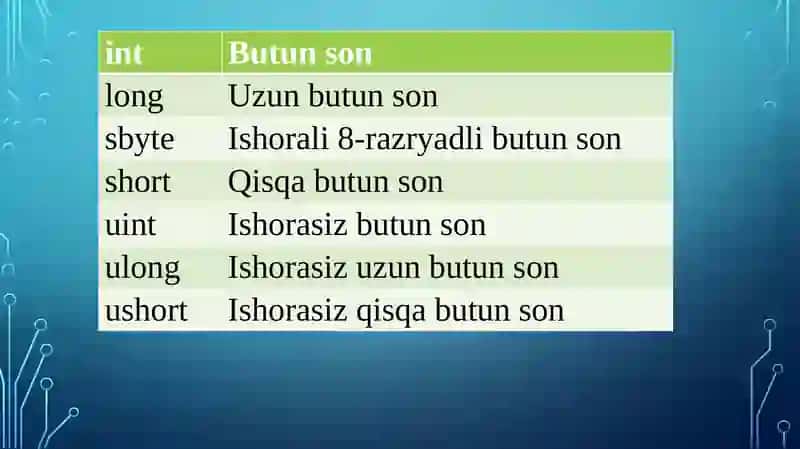 Berilganlarturlari 4