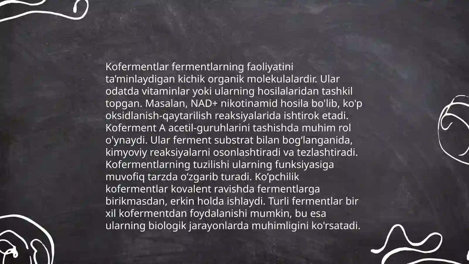 Kofofermentlar haqida ma'lumot 4
