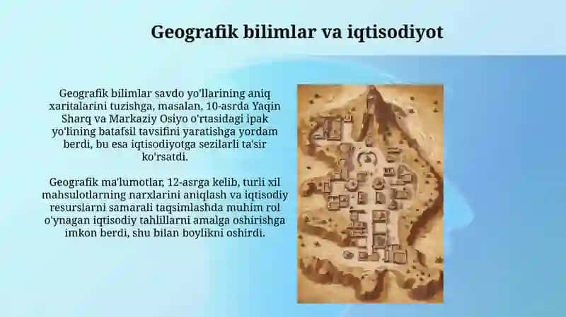 Oʻrta asrlar arab dunyosida geografik bilimlar 4