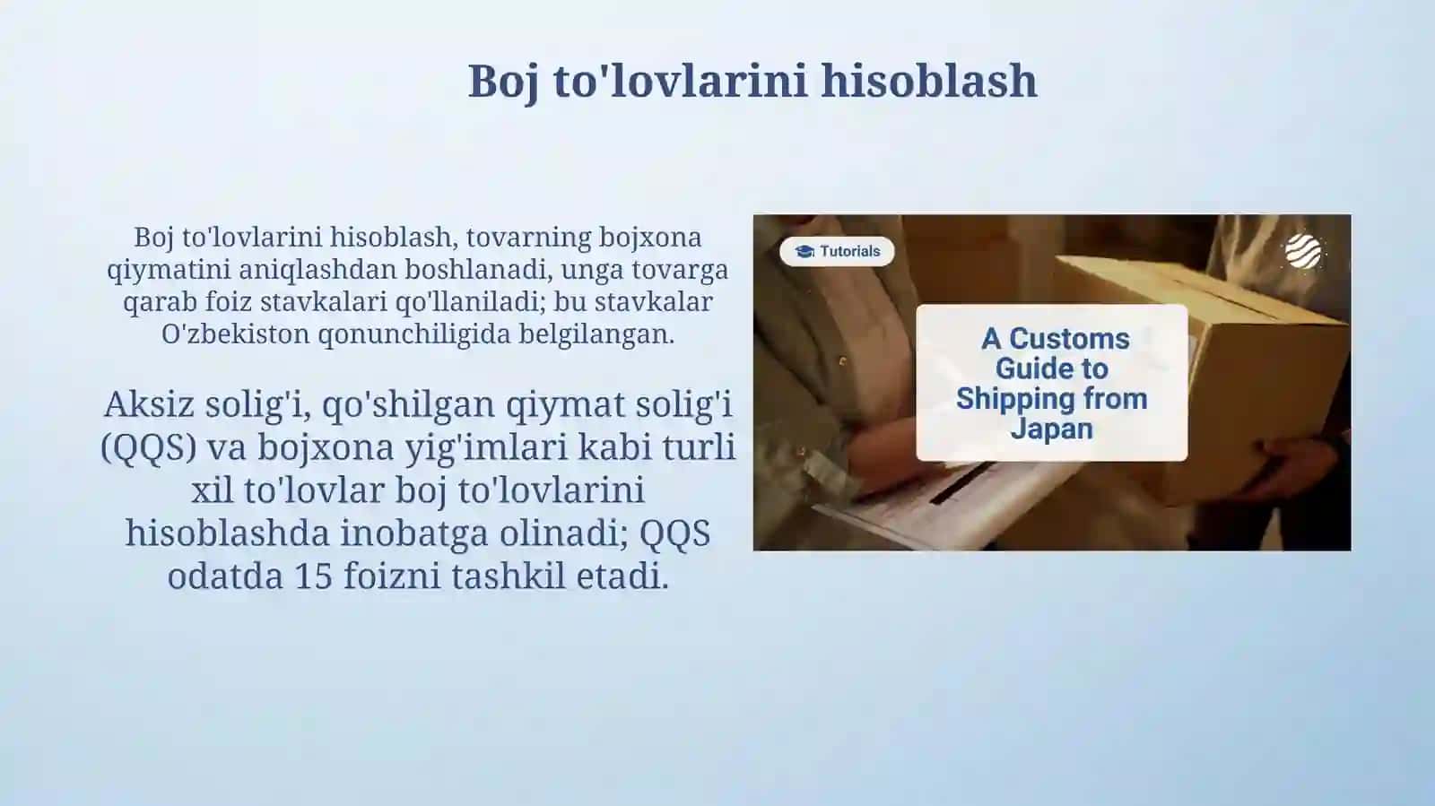 Bojxona to'lovlari to'lanishi tartibi 4