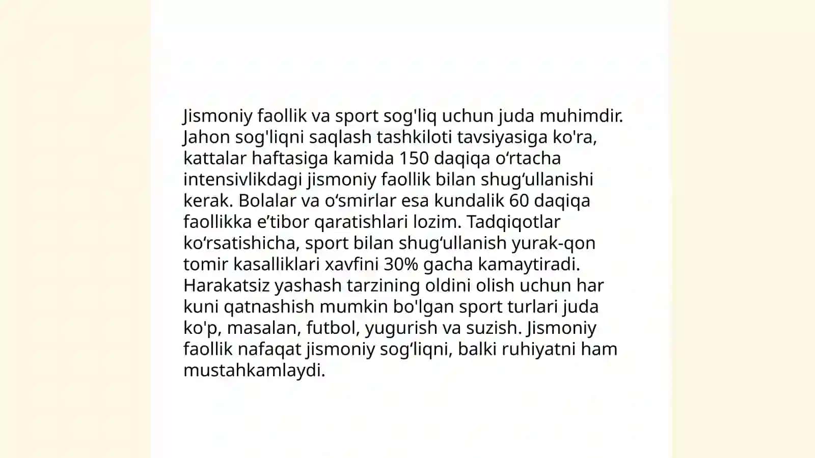 Sogʻlom turmush tarzi - salomatlik va shaxsiy xavfsizlikni asosiy omili 4