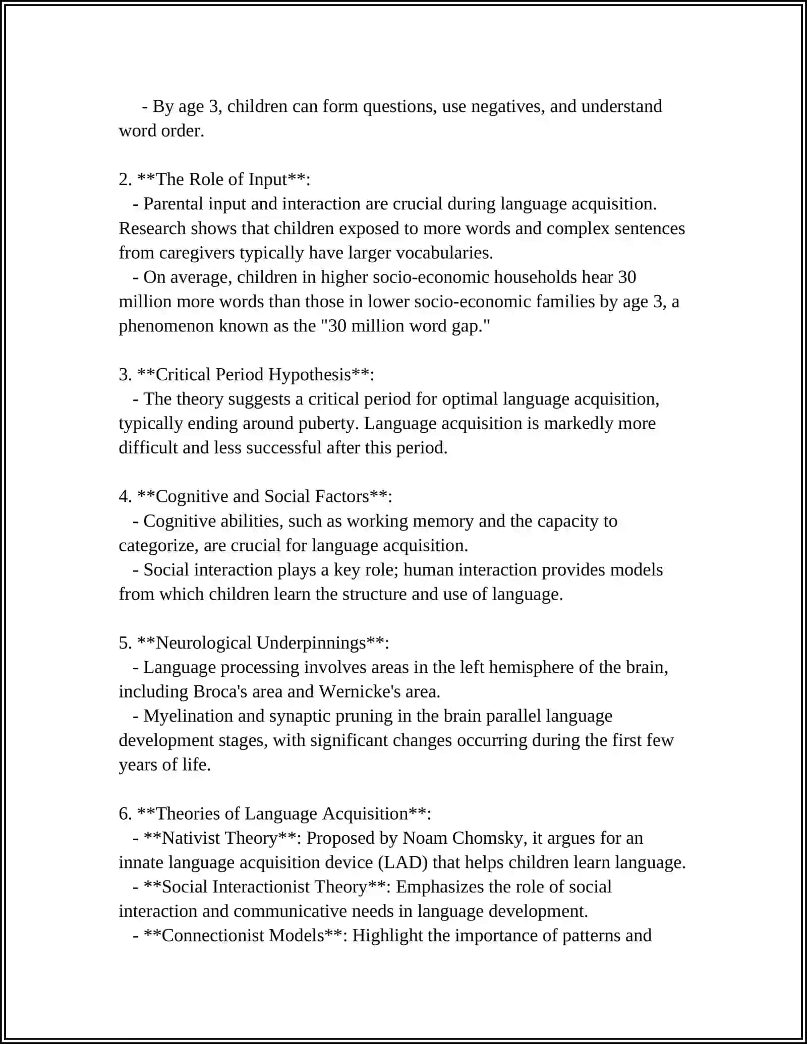 First Language Acquisition 4