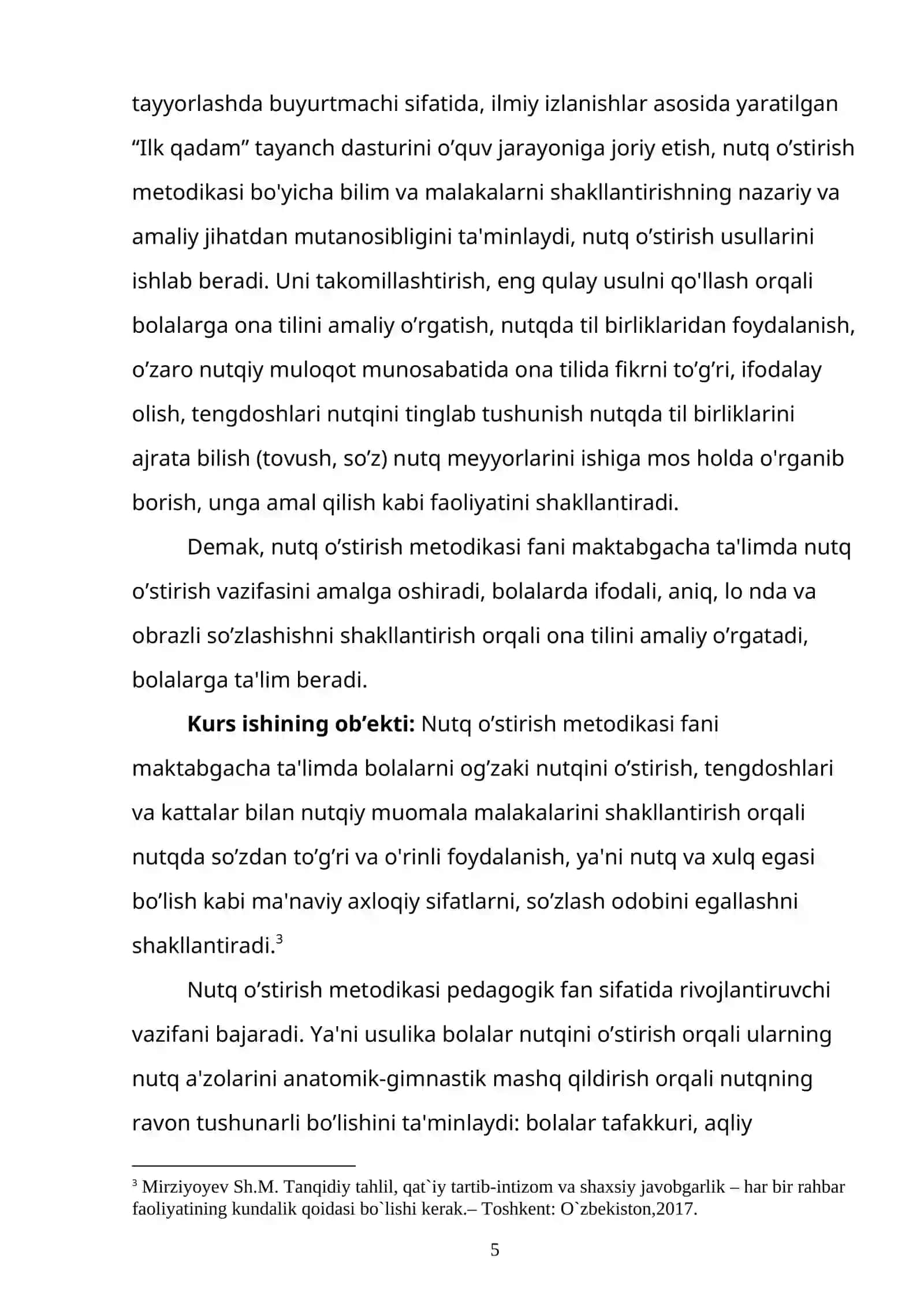 Bolalar nutqini o’stirish o`quv fani sifatida 4