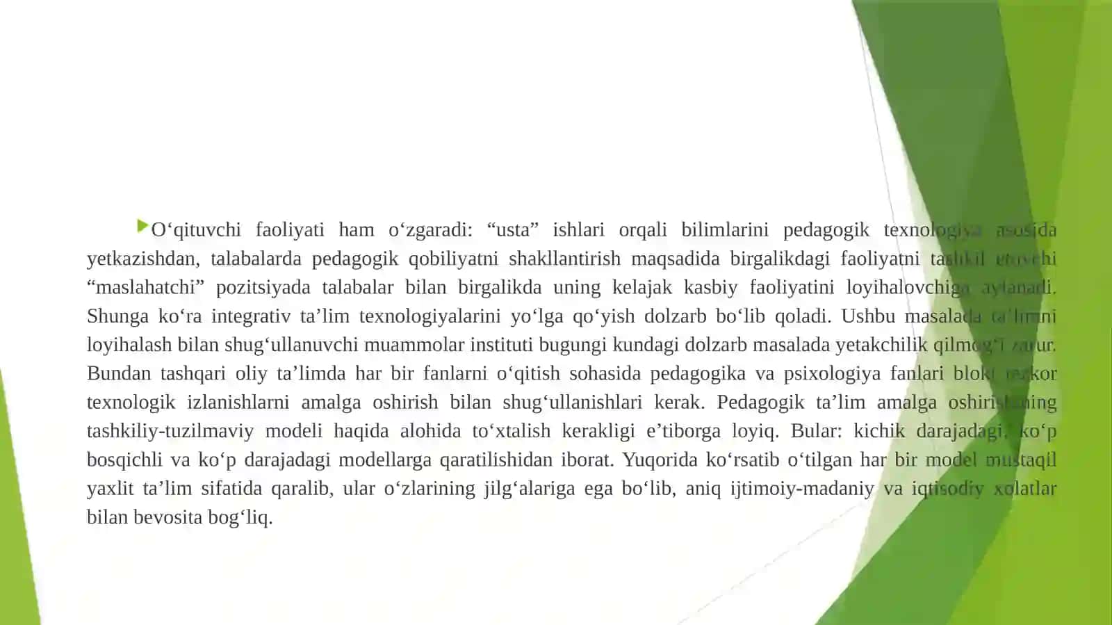 Ta’lim-tarbiya samaradorligi oshirish 4