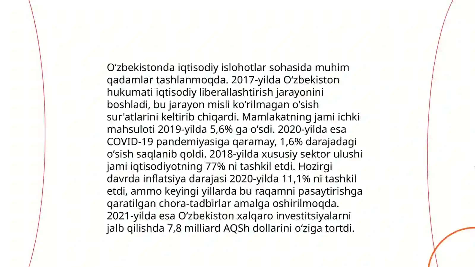 Oʻzbekistonda bozor iqtisodiyotining rivojlanishi 4