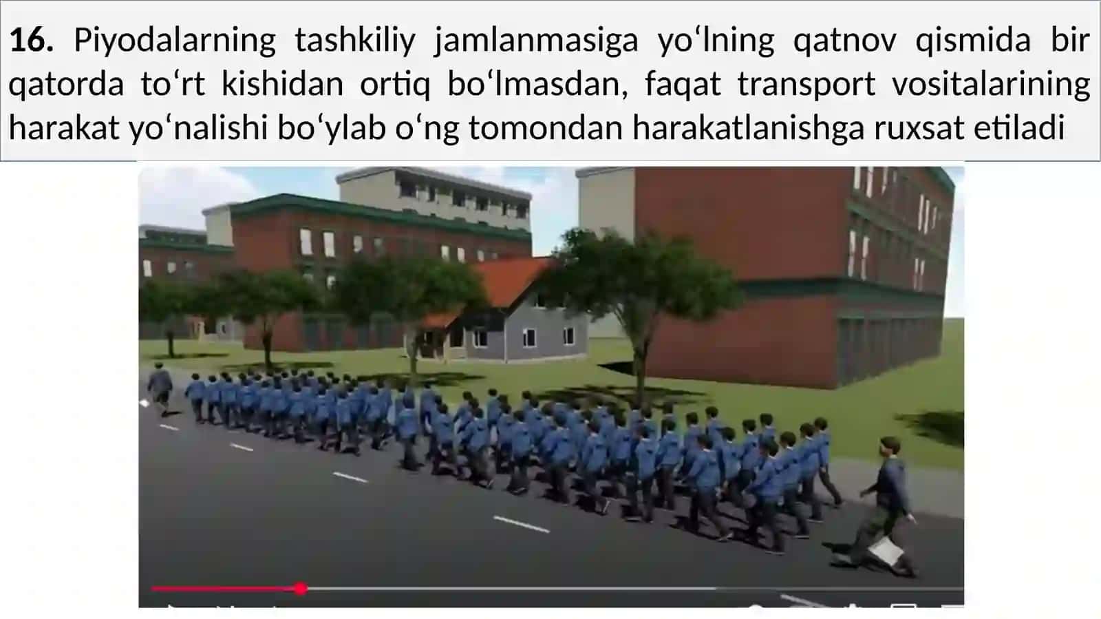 Piyodalarning majburiyatları 4