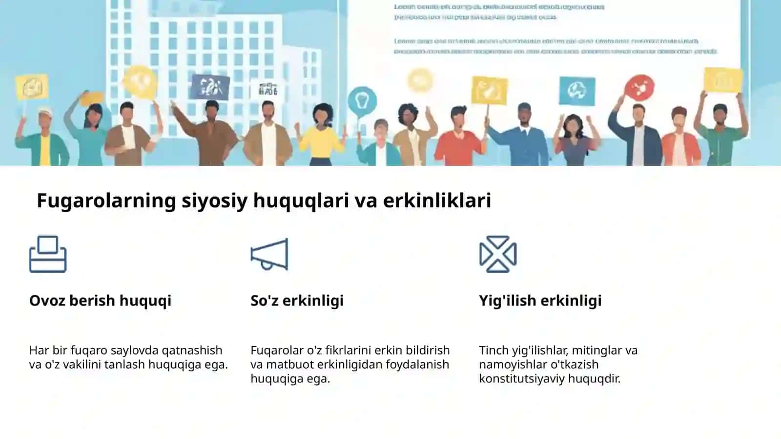 Fuqarolik huquqlari: erkinlik va mas'uliyat 4