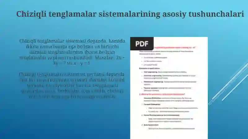 Chiziqli tenglamalarni MATLAB va Pythonda yechish va mexanik tizimlarda qo‘llash 4