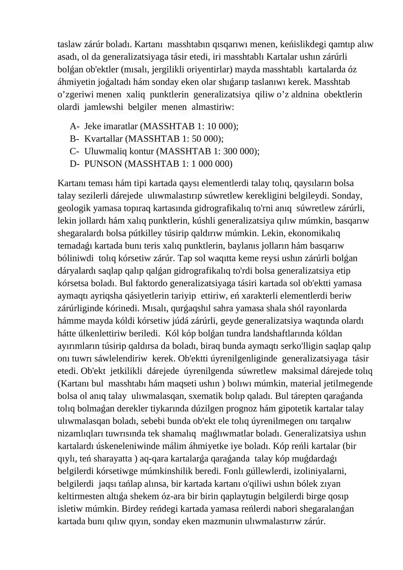 Generalizatsiyanin’ a’hmiyeti ha’m faktorlari 4